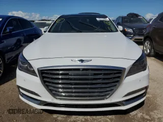 2018 Genesis G80 5.0L Ultimate with VIN KMHGN4JF5JU240578, listed as a Copart auction lot 76114604 with 0 mi miles and Non Repairable. Bid and sale history available at carsss.com. Image 5.