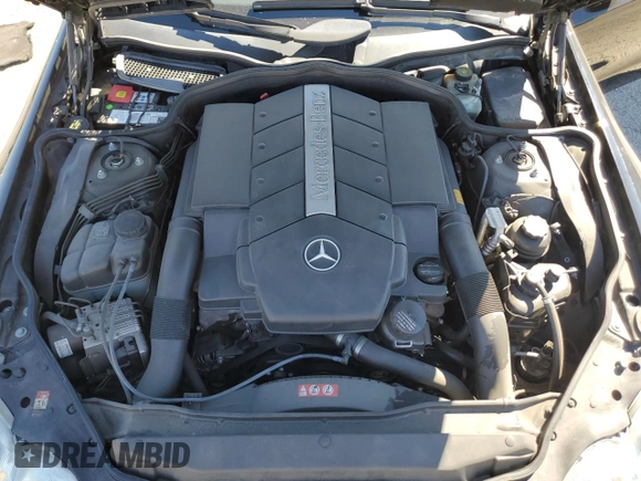 2005 Mercedes-Benz SL 500 with VIN WDBSK75F95F100318, listed as a Copart auction lot 50427245 with 80,320 mi miles and Salvage Title. Bid and sale history available at DreamBid. Image 11.