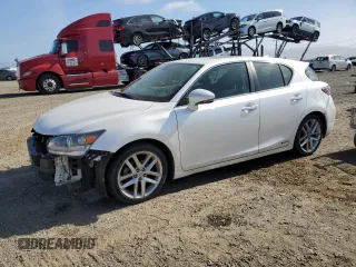 2016 Lexus CT 200h with VIN JTHKD5BH8G2257403, listed as a Copart auction lot 57283575 with 112,155 mi miles and Salvage title. Bid and sale history available at DreamBid. Image 1.