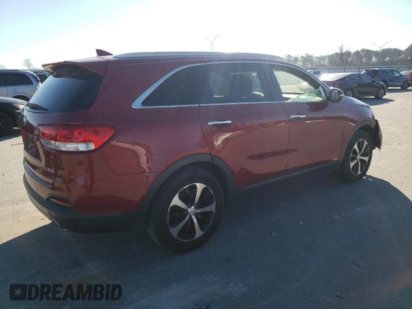 2017 Kia Sorento EX with VIN 5XYPHDA15HG276783, listed as a Copart auction lot 87602165 with 127,135 mi miles and Salvage Title. Bid and sale history available at carsss.com. Image 3.