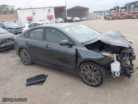 2021 Kia Forte GT with VIN 3KPF44AC7ME379056, listed as a IAAI auction lot 41357328 with 47,068 mi miles. Bid and sale history available at carsss.com. Image 14.