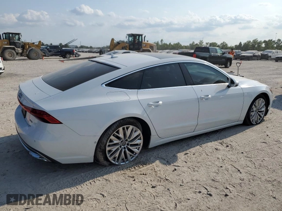2019 Audi A7 Premium Plus with VIN WAUR2AF22KN052989, listed as a Copart auction lot 67783434 with 81,176 mi miles and Salvage Title. Bid and sale history available at carsss.com. Image 3.