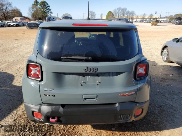 2018 Jeep Renegade Trailhawk with VIN ZACCJBCB1JPH97521, listed as a Copart auction lot 48514775 with 68,612 mi miles and Salvage Title. Bid and sale history available at carsss.com. Image 6.
