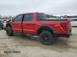 2024 Ford F-150 Raptor with VIN 1FTFW1RG6RFB13248, listed as a Copart auction lot 45015545 with 12,581 mi miles and Salvage Title. Bid and sale history available at DreamBid. Image 2.