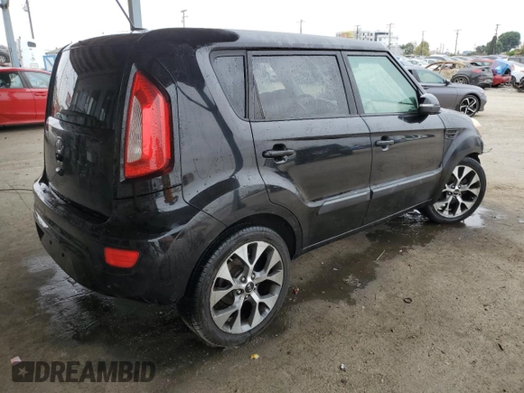 2012 Kia Soul + with VIN KNDJT2A60C7374971, listed as a Copart auction lot 53370265 with 169,608 mi miles and Salvage Title. Bid and sale history available at DreamBid. Image 3.