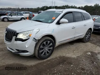 2017 Buick Enclave Leather with VIN 5GAKRBKD5HJ111869, listed as a Copart auction lot 45924895 with 140,228 mi miles and Salvage Title. Bid and sale history available at carsss.com. Image 1.