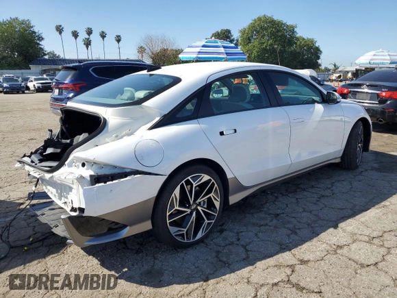 2024 Hyundai Ioniq 6 SEL z VIN KMHM34AA3RA062583, wystawiony jako Copart lot #48213975 z przebiegiem 19 623 mil mil oraz Szkoda całkowita • Salvage title. Historia ofert i sprzedaży dostępna na DreamBid. Obrazek 3.