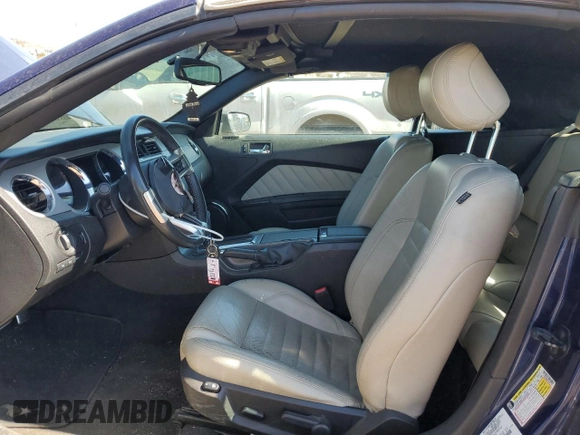2012 Ford Mustang V6 with VIN 1ZVBP8EM5C5257187, listed as a Copart auction lot 48077825 with 122,794 mi miles and Salvage Title. Bid and sale history available at carsss.com. Image 7.