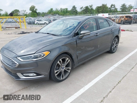 2017 Ford Fusion Titanium with VIN 3FA6P0D93HR261526, listed as a IAAI auction lot 42277350 with 117,388 mi miles and . Bid and sale history available at DreamBid. Image 20.