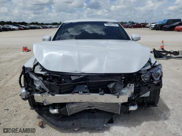 2020 Genesis G70 2.0T with VIN KMTG64LA6LU062428, listed as a Copart auction lot 70580194 with 43,226 mi miles and Non Repairable. Bid and sale history available at carsss.com. Image 5.