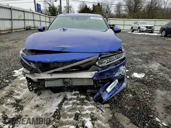 2018 Honda Accord Sedan Sport 1.5T with VIN 1HGCV1F3XJA193860, listed as a Copart auction lot 44686625 with 156,106 mi miles and Salvage Title. Bid and sale history available at carsss.com. Image 11.