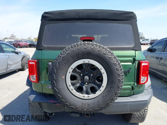 2022 Ford Bronco with VIN 1FMDE5DH2NLB04197, listed as a IAAI auction lot 41848614 with 39,778 mi miles and . Bid and sale history available at DreamBid. Image 16.