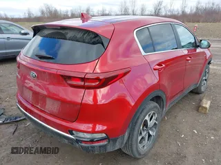 2022 Kia Sportage LX with VIN KNDPMCAC5N7009840, listed as a IAAI auction lot 41922293 with 32,647 mi miles and . Bid and sale history available at DreamBid. Image 4.
