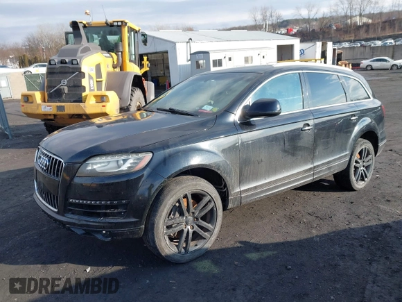 2013 Audi Q7 3.0L TDI Premium Plus with VIN WA1LMAFE8DD004221, listed as a IAAI auction lot 41678528 with 159,485 mi miles. Bid and sale history available at carsss.com. Image 17.