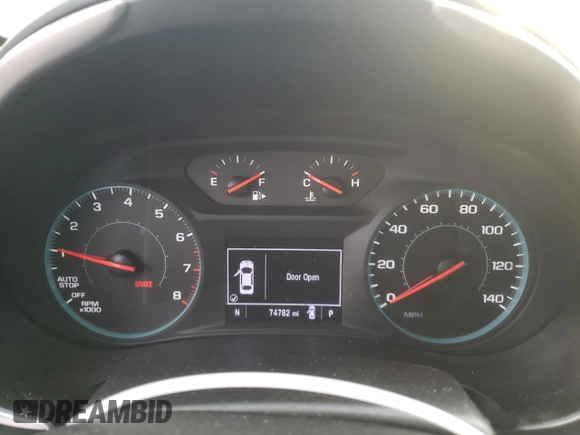 2022 Chevrolet Malibu LS with VIN 1G1ZC5ST4NF176419, listed as a Copart auction lot 45702185 with 74,782 mi miles and Salvage Title. Bid and sale history available at DreamBid. Image 9.
