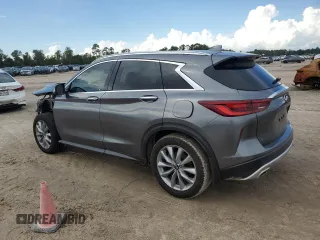 2022 Infiniti QX50 LUXE with VIN 3PCAJ5BA0NF116408, listed as a Copart auction lot 74469444 with 25,624 mi miles and Salvage Title. Bid and sale history available at carsss.com. Image 2.