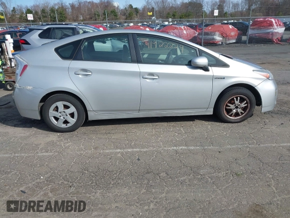 2011 Toyota Prius I with VIN JTDKN3DU7B5327736, listed as a IAAI auction lot 41922229 with 210,028 mi miles. Bid and sale history available at carsss.com. Image 14.