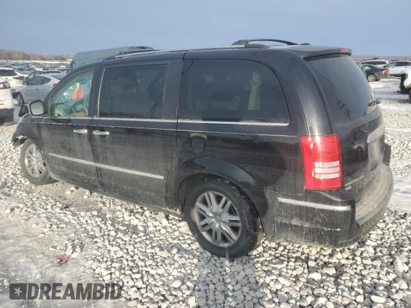 2010 Chrysler Town & Country Limited with VIN 2A4RR7DX2AR387410, listed as a Copart auction lot 43850825 with 174,436 mi miles and Clean Title. Bid and sale history available at carsss.com. Image 2.