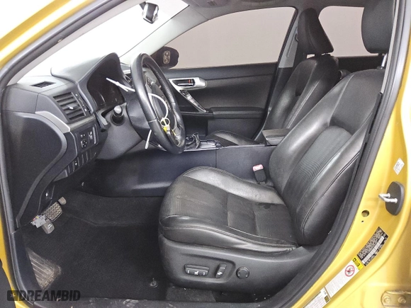 2012 Lexus CT 200h with VIN JTHKD5BH2C2064352, listed as a Copart auction lot 50313085 with 0 mi miles and Clean Title. Bid and sale history available at carsss.com. Image 7.