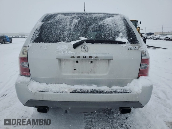 2004 Acura MDX Touring Pkg with VIN 2HNYD18624H518855, listed as a Copart auction lot 44821605 with 227,180 mi miles and Salvage Title. Bid and sale history available at carsss.com. Image 6.