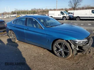 2019 BMW 4 Series 430i xDrive with VIN WBA4J3C58KBL08349, listed as a Copart auction lot 84267764 with 79,670 mi miles and Salvage Title. Bid and sale history available at DreamBid. Image 4.