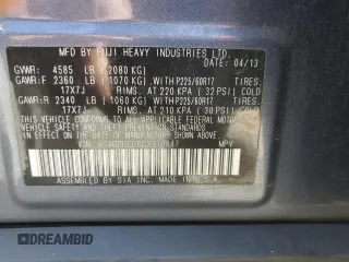2013 Subaru Outback Premium with VIN 4S4BRBCC6D3310847, listed as a Copart auction lot 53921245 with 143,076 mi miles and Salvage Title. Bid and sale history available at carsss.com. Image 12.