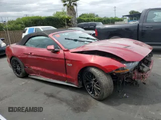 2019 Ford Mustang GT Premium with VIN 1FATP8FF4K5193350, listed as a Copart auction lot 54362005 with 34,431 mi miles and Salvage title. Bid and sale history available at DreamBid. Image 4.