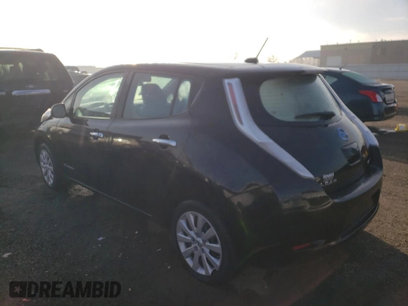 2015 Nissan LEAF SV with VIN 1N4AZ0CP2FC325121, listed as a Copart auction lot 41566553 with 0 mi miles. Bid and sale history available at carsss.com. Image 2.