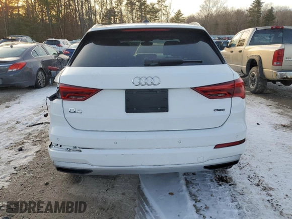 2022 Audi Q3 Premium with VIN WA1AUCF32N1002159, listed as a Copart auction lot 86177364 with 29,458 mi miles and Salvage Title. Bid and sale history available at carsss.com. Image 6.