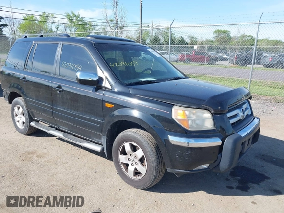 2007 Honda Pilot EX-L with VIN 2HKYF18687H523103, listed as a IAAI auction lot 42091054 with 184,189 mi miles and . Bid and sale history available at DreamBid. Image 1.