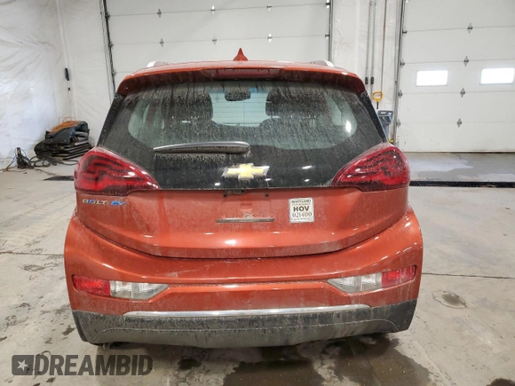 2021 Chevrolet Bolt EV Premier z VIN 1G1FZ6S05M4100022, wystawiony jako Copart lot #44003045 z przebiegiem 43 764 mil mil oraz Szkoda całkowita • Salvage title. Historia ofert i sprzedaży dostępna na DreamBid. Obrazek 6.