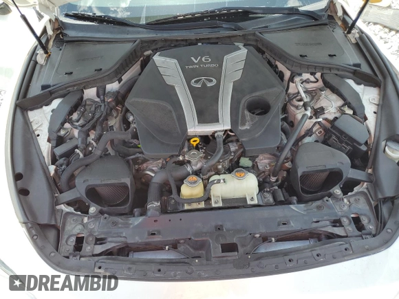 2018 Infiniti Q60 Sport with VIN JN1EV7EK9JM342022, listed as a Copart auction lot 60686985 with 77,498 mi miles and Salvage title. Bid and sale history available at DreamBid. Image 11.