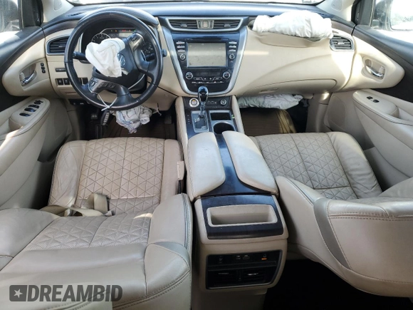 2019 Nissan Murano SL z VIN 5N1AZ2MJ2KN130033, wystawiony jako Copart lot #83350424 z przebiegiem 108 054 mil mil oraz Szkoda całkowita • Salvage title. Historia ofert i sprzedaży dostępna na DreamBid. Obrazek 8.