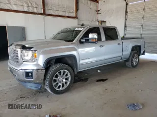 2015 GMC Sierra 1500 SLT with VIN 3GTU2VEC3FG146215, listed as a Copart auction lot 48387535 with 193,595 mi miles and Salvage Title. Bid and sale history available at DreamBid. Image 1.