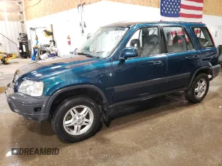 1998 Honda CR-V EX with VIN JHLRD1863WC048676, listed as a Copart auction lot 47663975 with 104,844 mi miles and Salvage Title. Bid and sale history available at carsss.com. Image 1.
