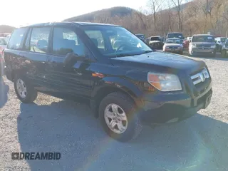 2007 Honda Pilot LX with VIN 5FNYF18177B017068, listed as a IAAI auction lot 41844268 with 164,145 mi miles and . Bid and sale history available at carsss.com. Image 1.