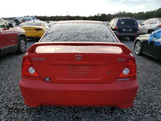2005 Honda Civic EX with VIN 1HGEM21945L067050, listed as a Copart auction lot 73824464 with 170,950 mi miles and Salvage Title. Bid and sale history available at carsss.com. Image 6.