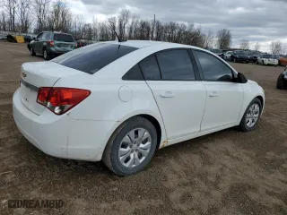 2013 Chevrolet Cruze LS with VIN 1G1PA5SHXD7150053, listed as a Copart auction lot 53801125 with 184,050 mi miles and Clean Title. Bid and sale history available at carsss.com. Image 3.