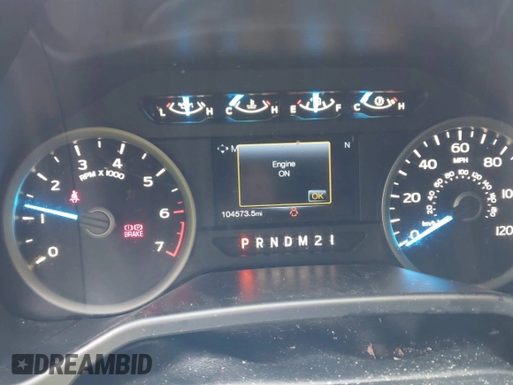 2016 Ford F-150 XL with VIN 1FTEW1CP9GKD03358, listed as a IAAI auction lot 41057089 with 104,573 mi miles and . Bid and sale history available at DreamBid. Image 7.
