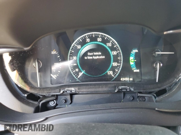 2016 Buick LaCrosse Leather with VIN 1G4GB5GR3GF268862, listed as a Copart auction lot 43349895 with 43,450 mi miles and Salvage title. Bid and sale history available at DreamBid. Image 9.