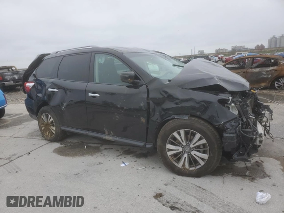 2018 Nissan Pathfinder SV with VIN 5N1DR2MN6JC636152, listed as a Copart auction lot 45975665 with 0 mi miles and Salvage Title. Bid and sale history available at carsss.com. Image 4.