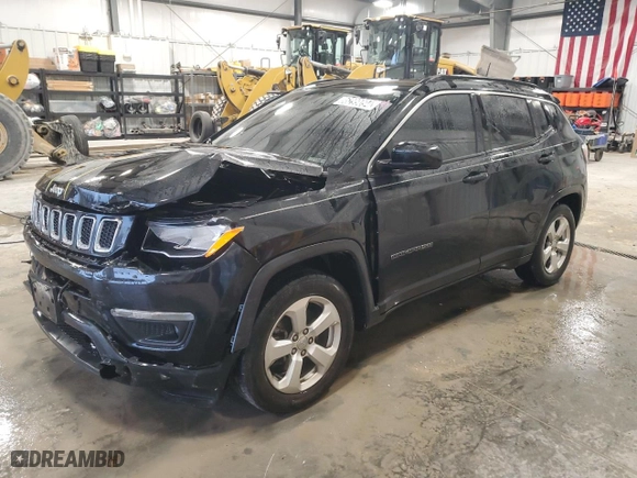 2021 Jeep Compass Latitude with VIN 3C4NJCBB8MT567665, listed as a Copart auction lot 86299094 with 78,149 mi miles and Clean Title. Bid and sale history available at carsss.com. Image 1.