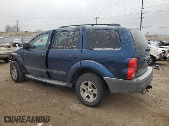 2006 Dodge Durango SXT with VIN 1D4HD38N56F170145, listed as a Copart auction lot 45421815 with Not provided miles and Salvage title. Bid and sale history available at DreamBid. Image 2.