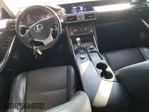 2017 Lexus IS with VIN JTHBA1D24H5049724, listed as a Copart auction lot 89220815 with 110,657 mi miles and Salvage Title. Bid and sale history available at carsss.com. Image 8.