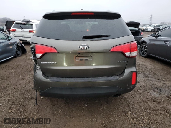 2015 Kia Sorento EX with VIN 5XYKU4A79FG594509, listed as a Copart auction lot 86546254 with 127,005 mi miles and Clean Title. Bid and sale history available at carsss.com. Image 6.