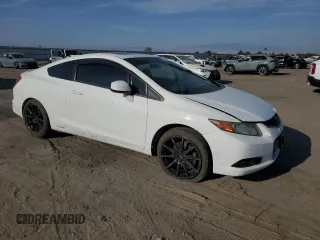 2012 Honda Civic Si with VIN 2HGFG4A58CH701393, listed as a Copart auction lot 60273605 with Not provided miles and Salvage title. Bid and sale history available at DreamBid. Image 4.