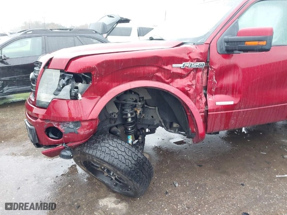 2013 Ford F-150 XL with VIN 1FTFW1CT3DKD29998, listed as a IAAI auction lot 41546344 with 139,062 mi miles. Bid and sale history available at carsss.com. Image 6.