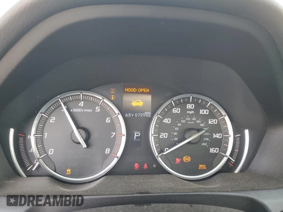 2017 Acura TLX with VIN 19UUB1F36HA004015, listed as a Copart auction lot 46739855 with 72,992 mi miles and Salvage Title. Bid and sale history available at carsss.com. Image 9.