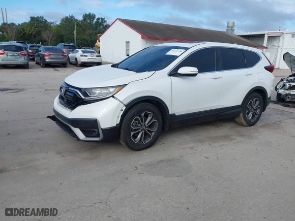 2021 Honda CR-V EX with VIN 5J6RW1H56MA008030, listed as a IAAI auction lot 41165586 with 56,835 mi miles. Bid and sale history available at carsss.com. Image 17.