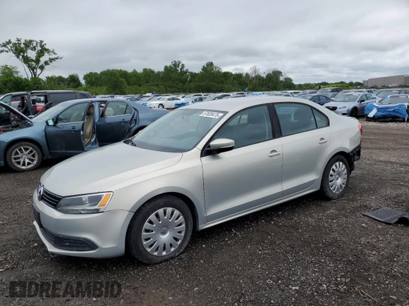 2012 Volkswagen Jetta SE with VIN 3VWDP7AJ8CM302938, listed as a Copart auction lot 57828475 with 127,174 mi miles and Clean title. Bid and sale history available at DreamBid. Image 1.